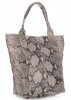 GEANȚĂ DIN PIELE shopper bag Vittoria Gotti gri V15